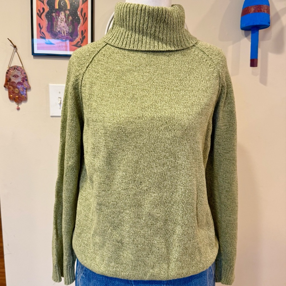 Cotton Turtleneck Sweater